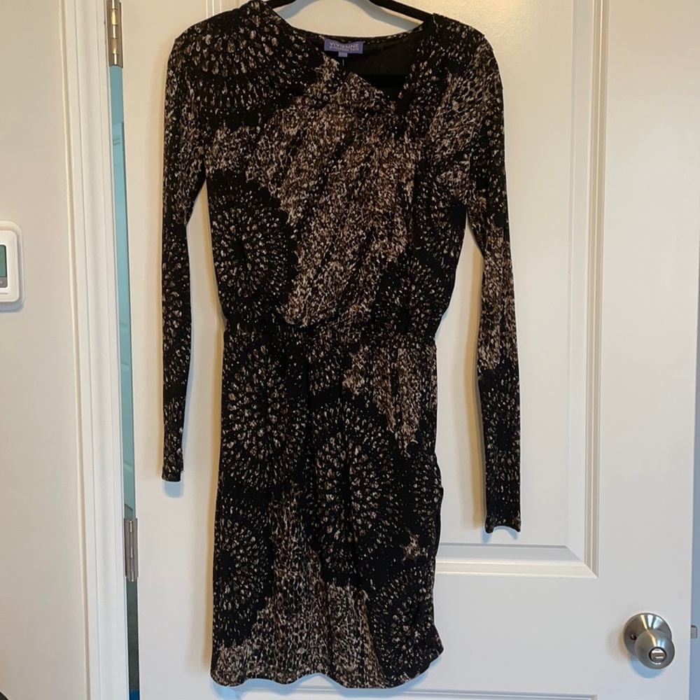 Vividness Tam Dress Size S. Long sleeves.